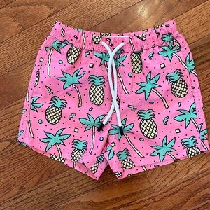 Boys Maamgic Pinapple Swim Trunks